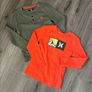 Hurley Gray and Orange Apparel
